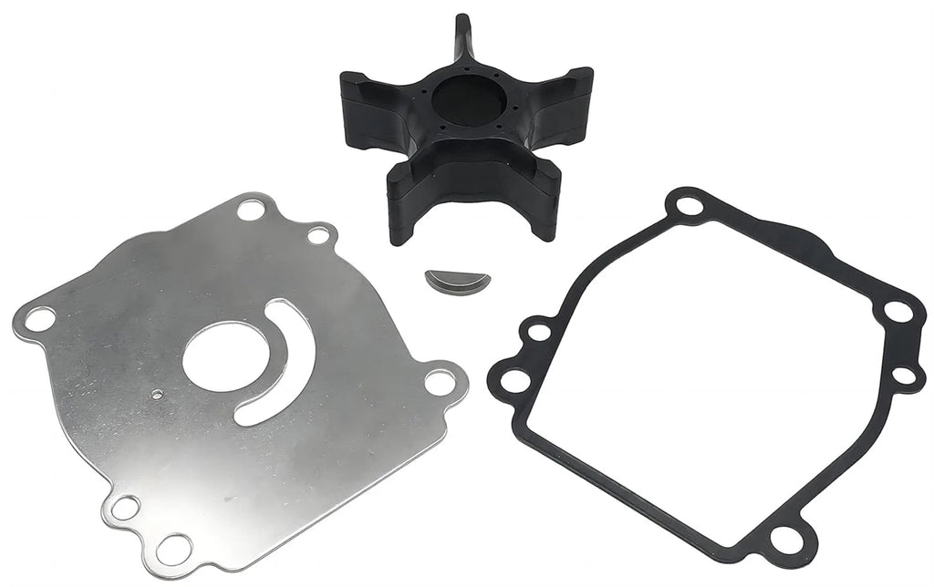 Outboard Water Pump Impeller & Plate for Suzuki 2-S (17461-90J01, 17471-87D00)