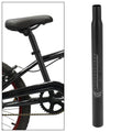 Bicycle Seat Post Aluminum Alloy with Scale Mark for 28.6x350mm Black