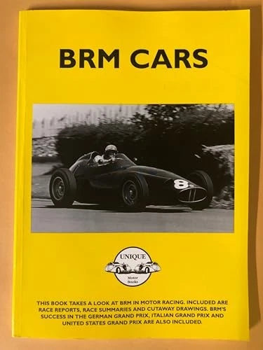 BRM Cars Articles and Cutaways Book
