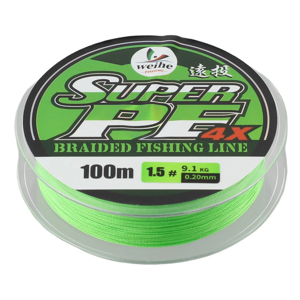 Fishing Line 100M Fluorescent Green Smoother Casting