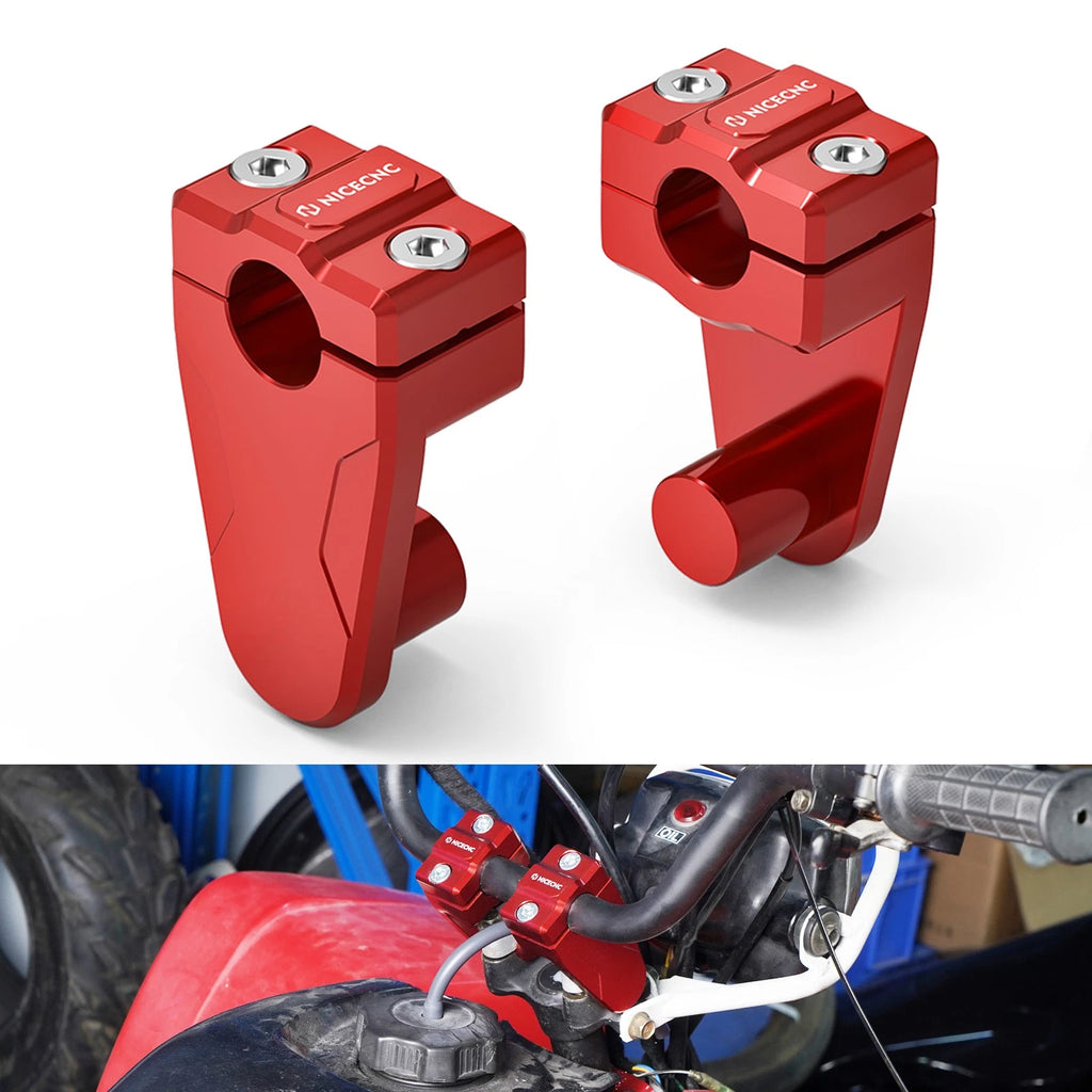 Handlebar Risers Clamps for Yamaha Blaster 200, Banshee 350 (200–2006)
