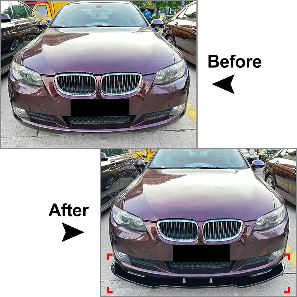 Front Bumper Lip for BMW 3 Series E92 E93, Mercedes Benz C Class W204