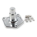 Chrome Solenoid Cover Starter Push Button for Harley Electra Glide (1991–2017)