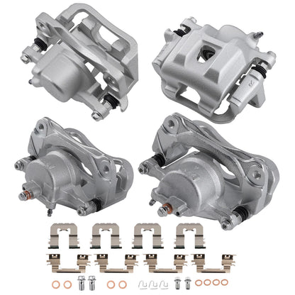 4X Disc Brake Calipers for Toyota Sienna (2004–2010) V6 3.3L/V6 3.5L