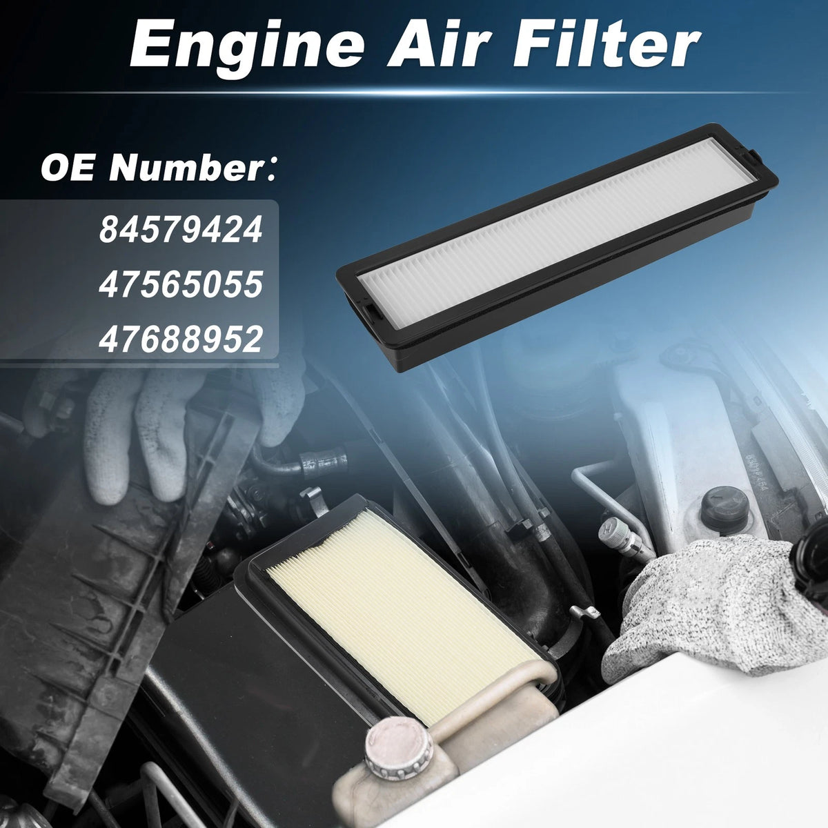 Engine Air Filter for Case IH Farmall Tractor (Tier 4A NA 2017-2026) 84579424