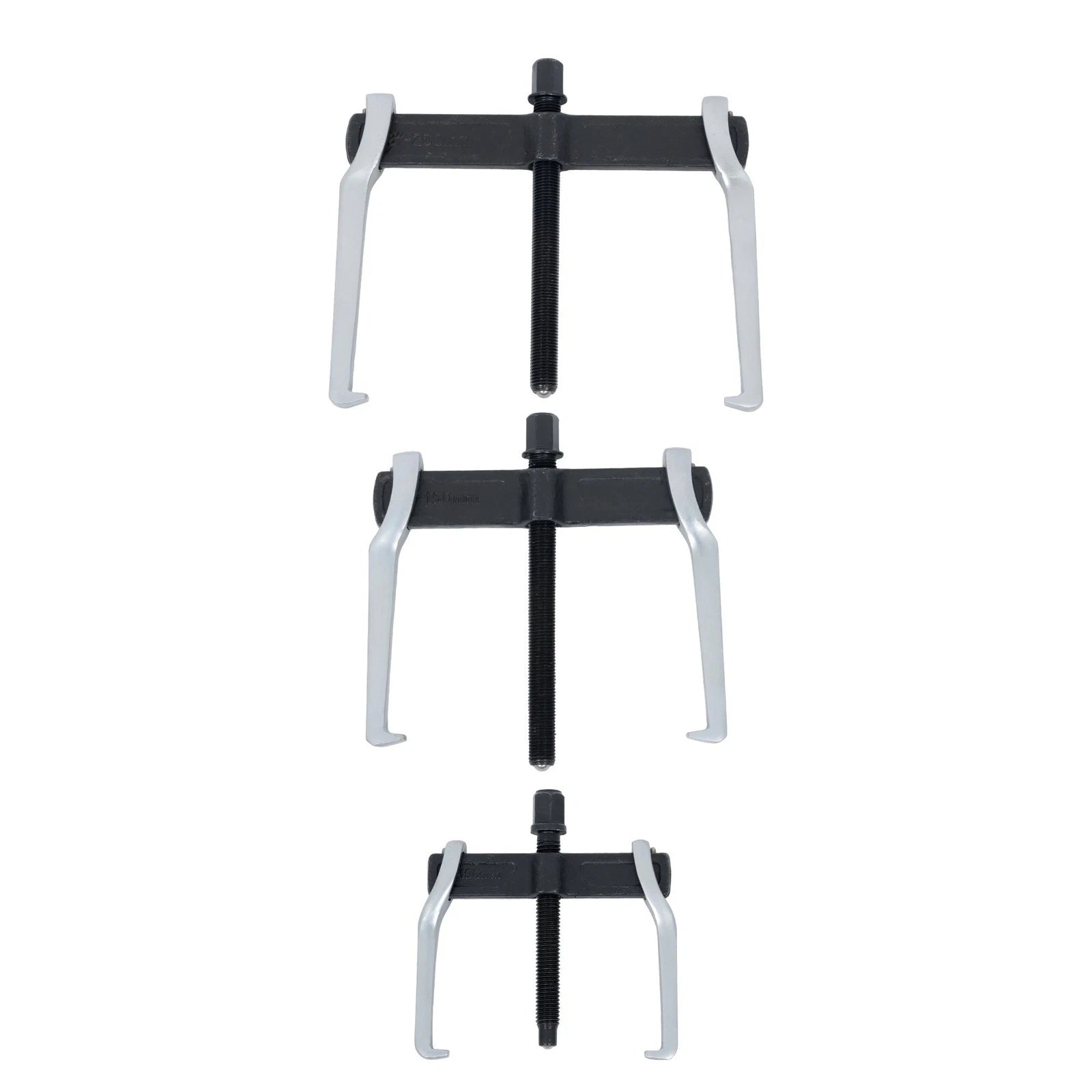 3Pc 2 Jaw Gear Puller Set for Universal Use (4'', 6'', 8'')