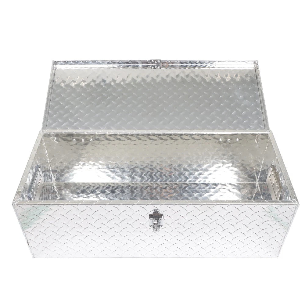 30" Aluminum Underbody Tool Box for Truck Trailer RV (w/ Lock)