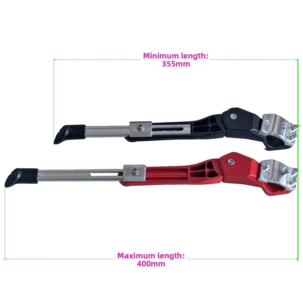 MTB Kickstand for 24-29 Inch Bikes (Aluminum Body, Plastic Foot Cover)