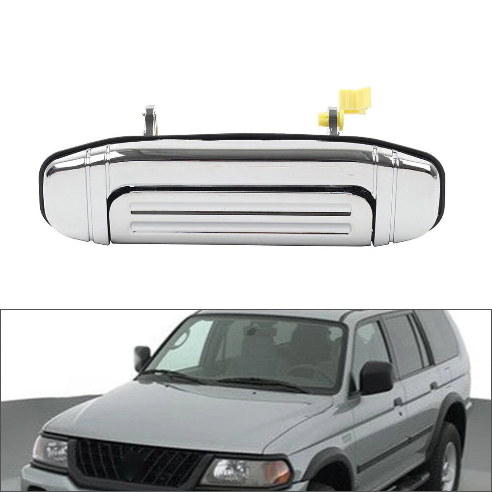 Chrome Front Left Outer Door Handle for Mitsubishi Pajero Montero (1992–2000)