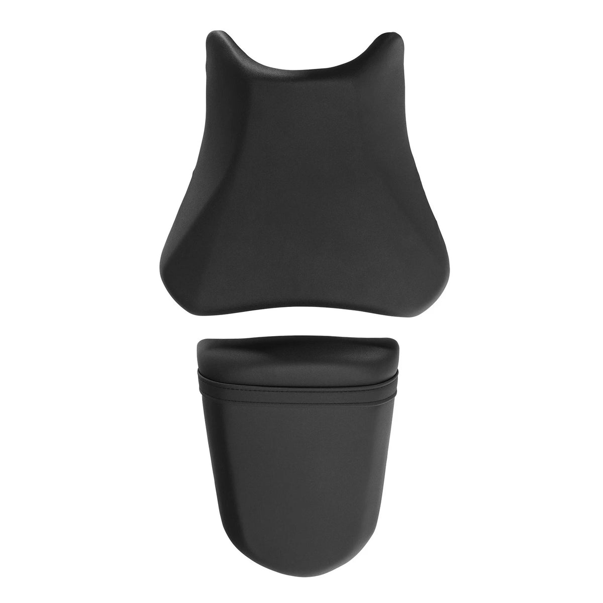 Black Driver & Passenger Seats for Suzuki GSXR1000 (2003–2004)