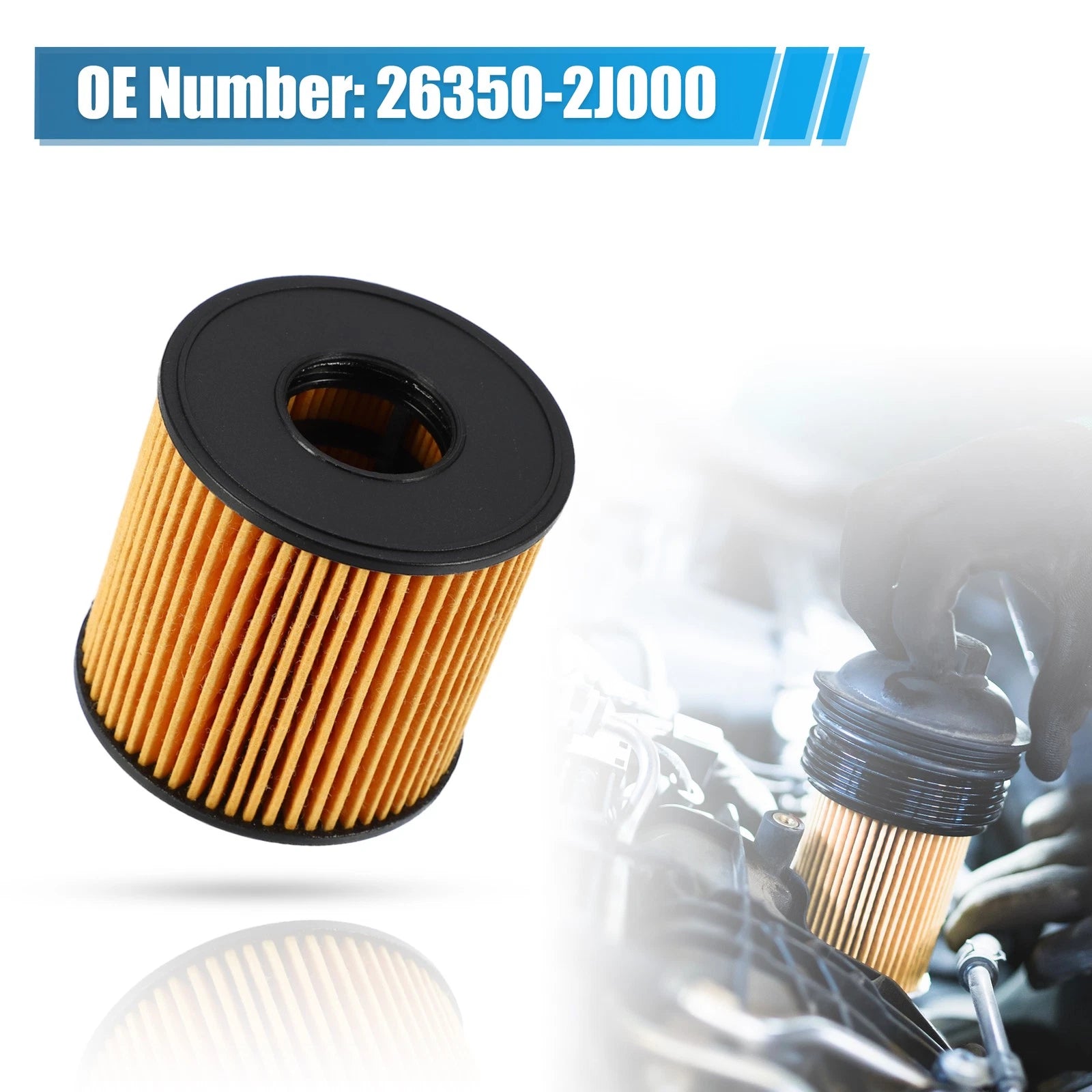 Engine Oil Filter Replacement for Hyundai Elantra 2.0L (2021–2022)
