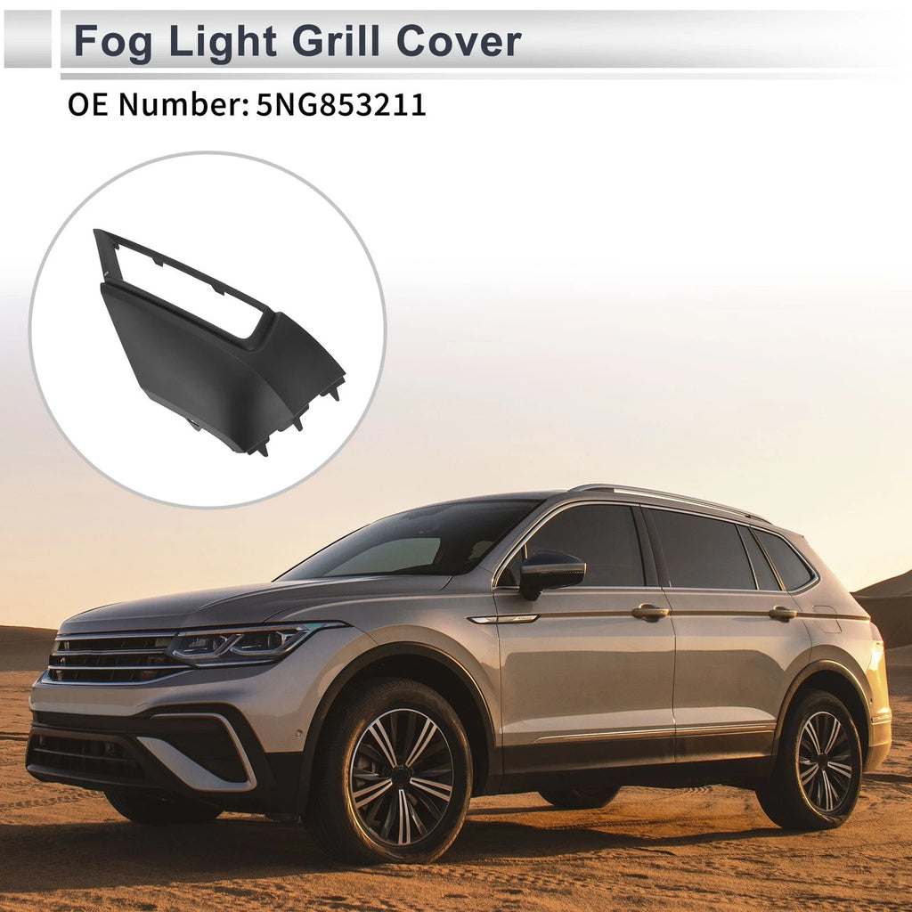 Front Left Fog Light Grill Replacement for Volkswagen Tiguan (2017–2019)