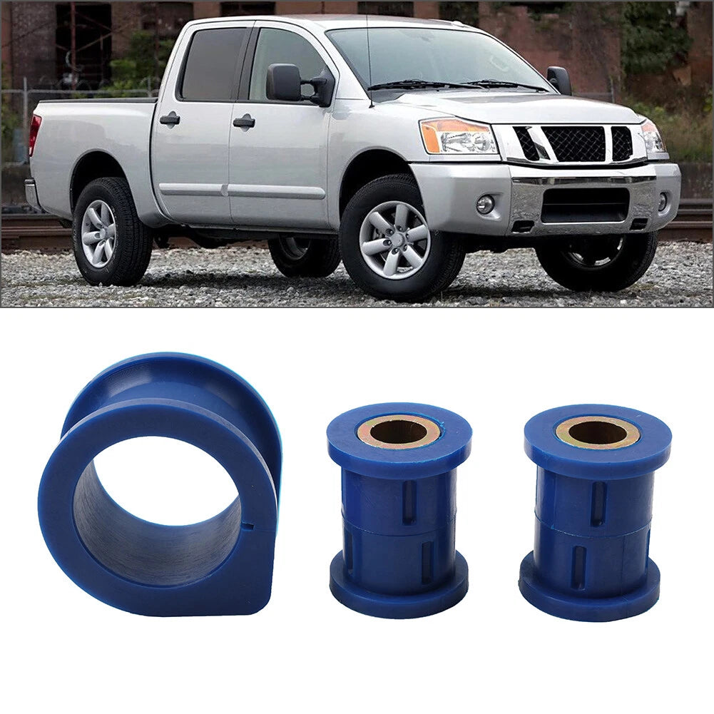 Blue Steering Rack Bushing&Pinion Bushing Set For Nissan Armada 2005-2013