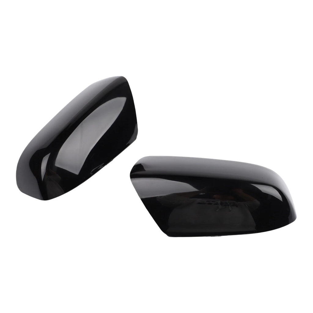Mirror Cover for - Gloss Black, 1 Pair, ABS Plastic