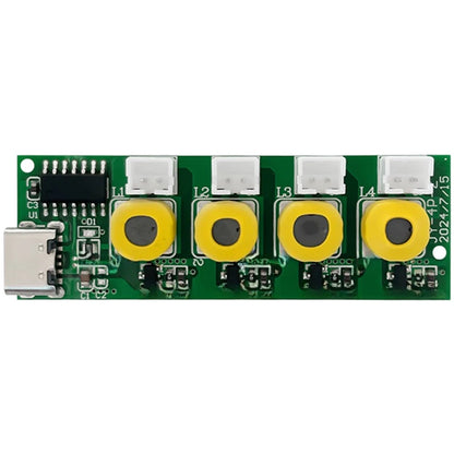 4-Head Mist Module with PH2.0 Connectors and 25cm Cables for DIY Setup