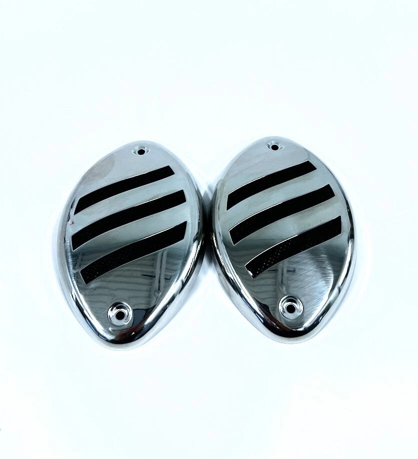 2X Grill Vertical Style Steel for Marinco 11080SC-SS
