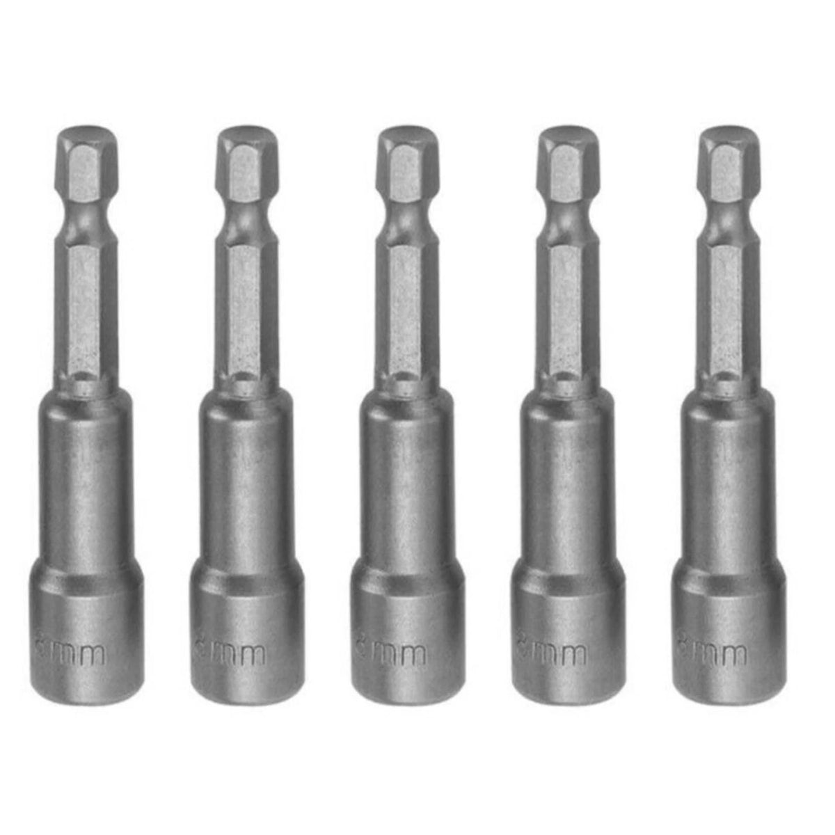 5Pcs Screwdriver Drill Bit Nut Setter for Roofing Cladding