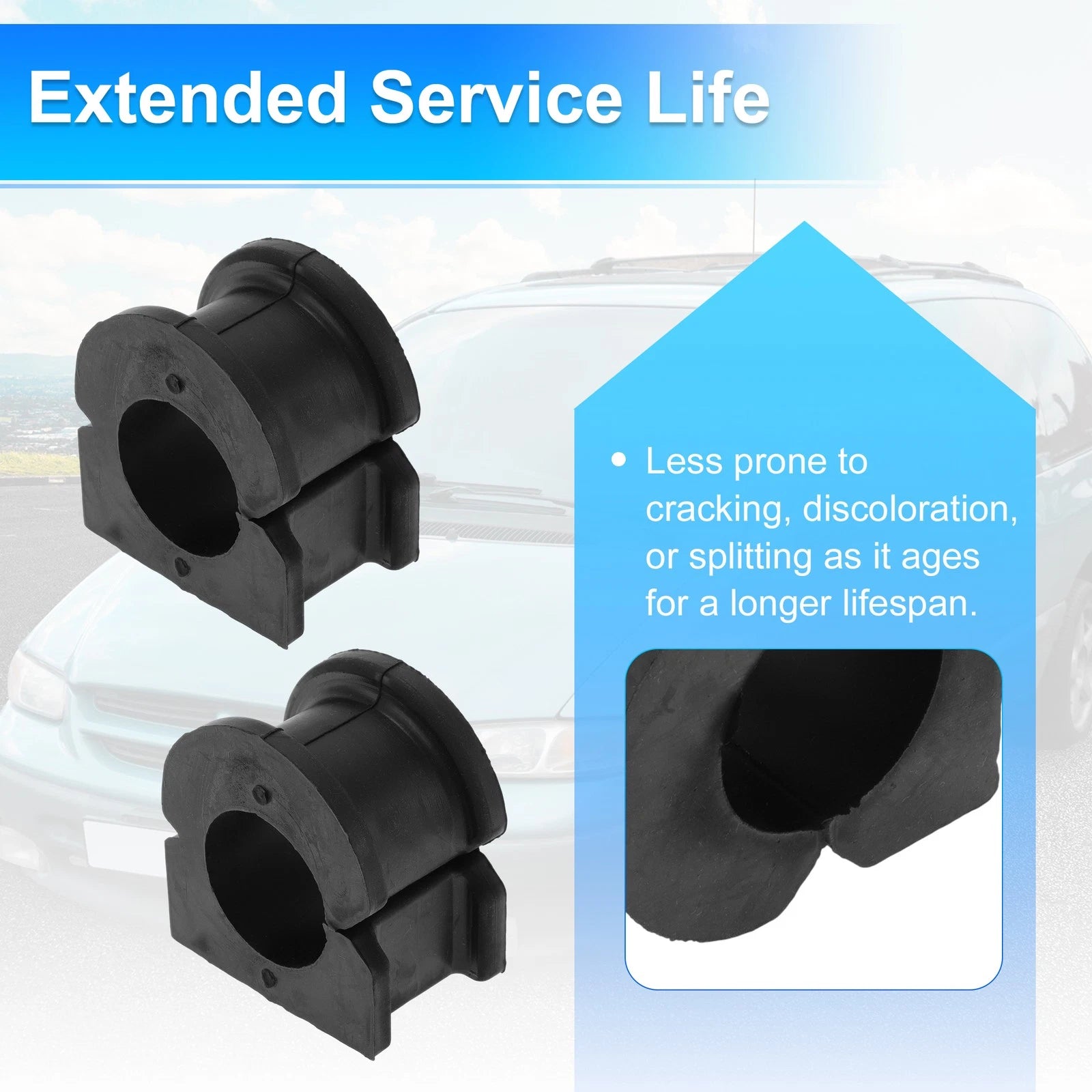 Stabilizer Sway Bar Bushing Kit Replacement for Chevrolet Silverado 1500 (2007–2019)