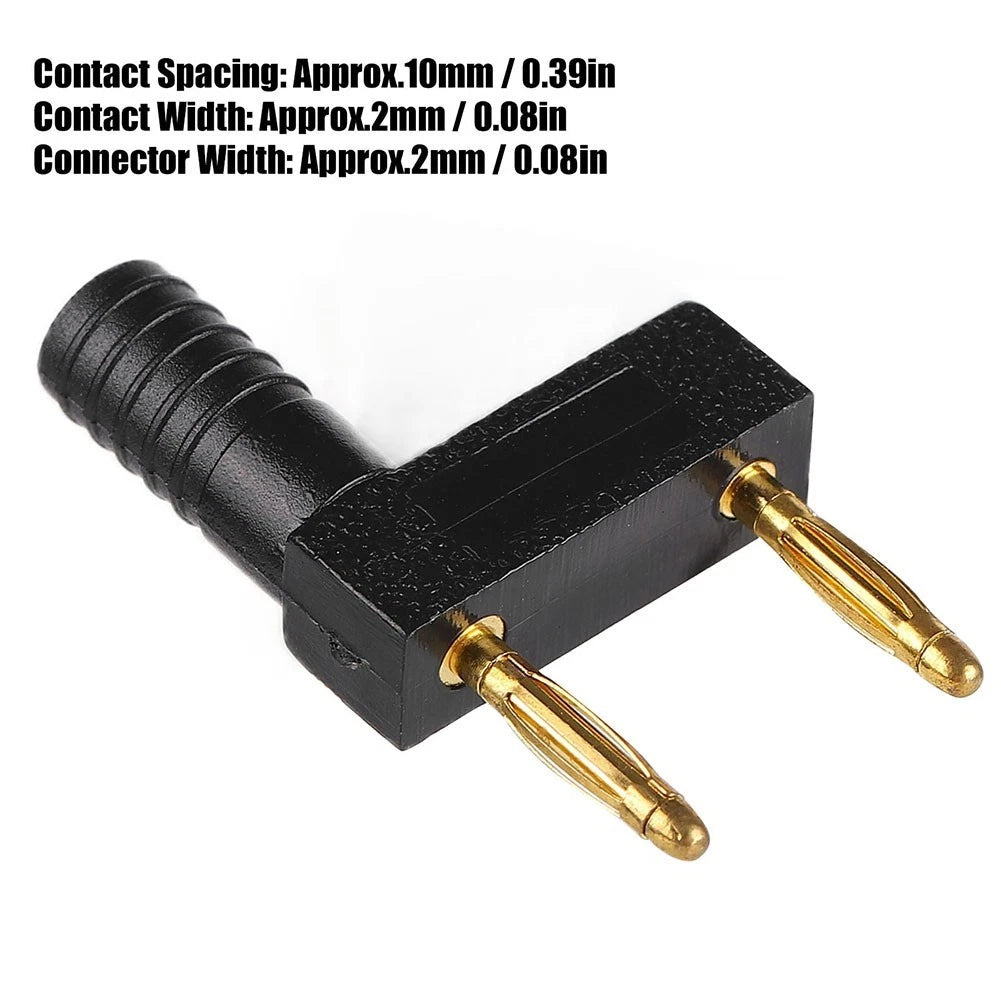 U52 Banana Probe Connectors Shorting Type 10mm Pitch 2mm Width