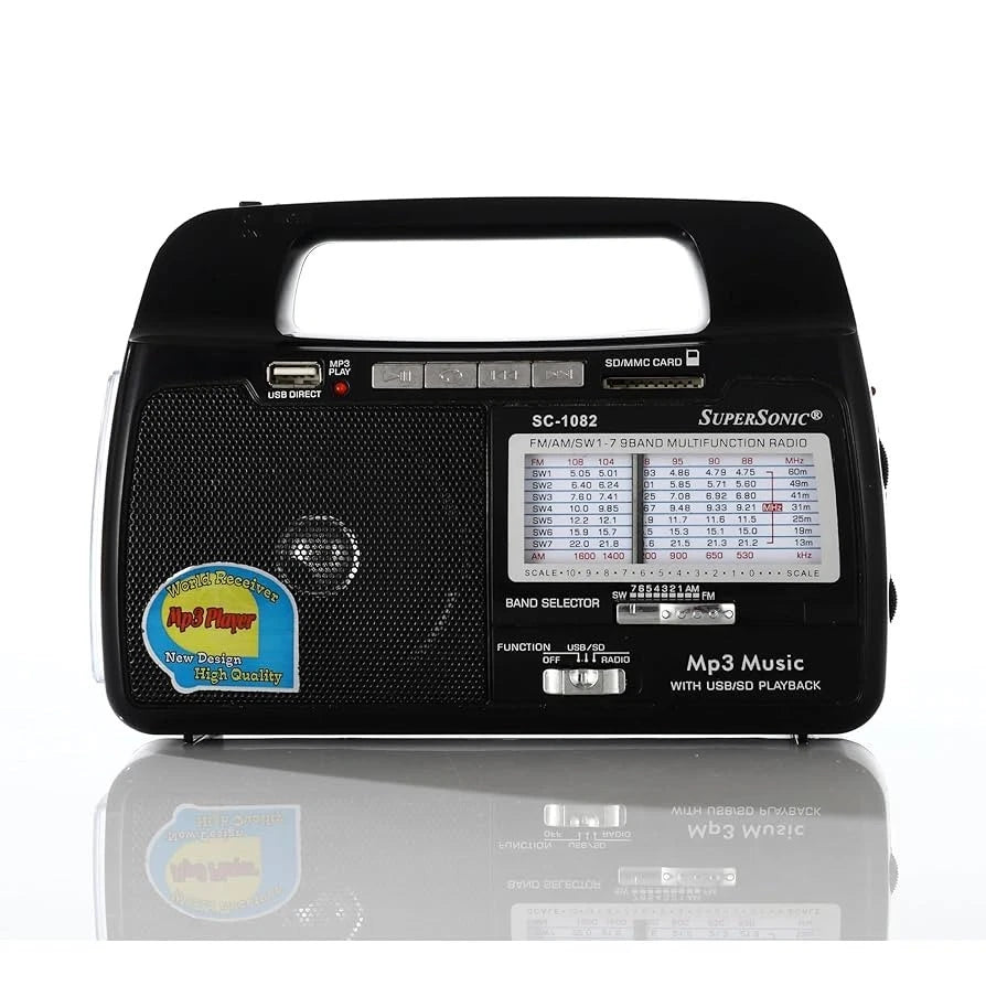 SuperSonic SC1082 Radio Receiver for AM/FM/SW (Used)