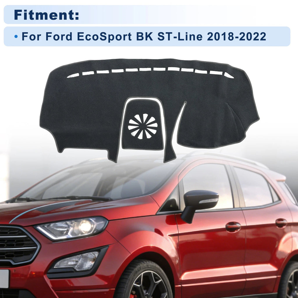 Dash Cover for Ford EcoSport (2018–2022) - Polyester Gray