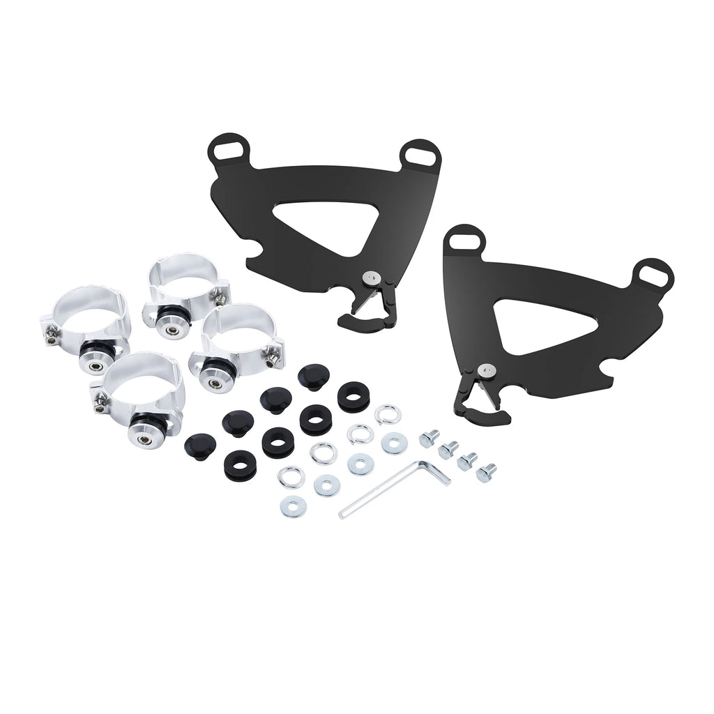 49mm Gauntlet Fairing Trigger Lock Mount for Harley Dyna Street Bob (2007–2017)