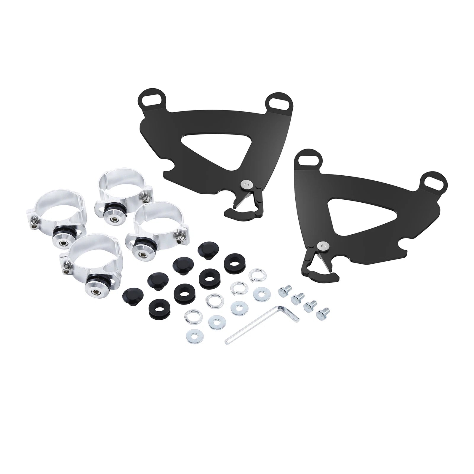 49mm Gauntlet Fairing Trigger Lock Mount for Harley Dyna Street Bob (2007–2017)