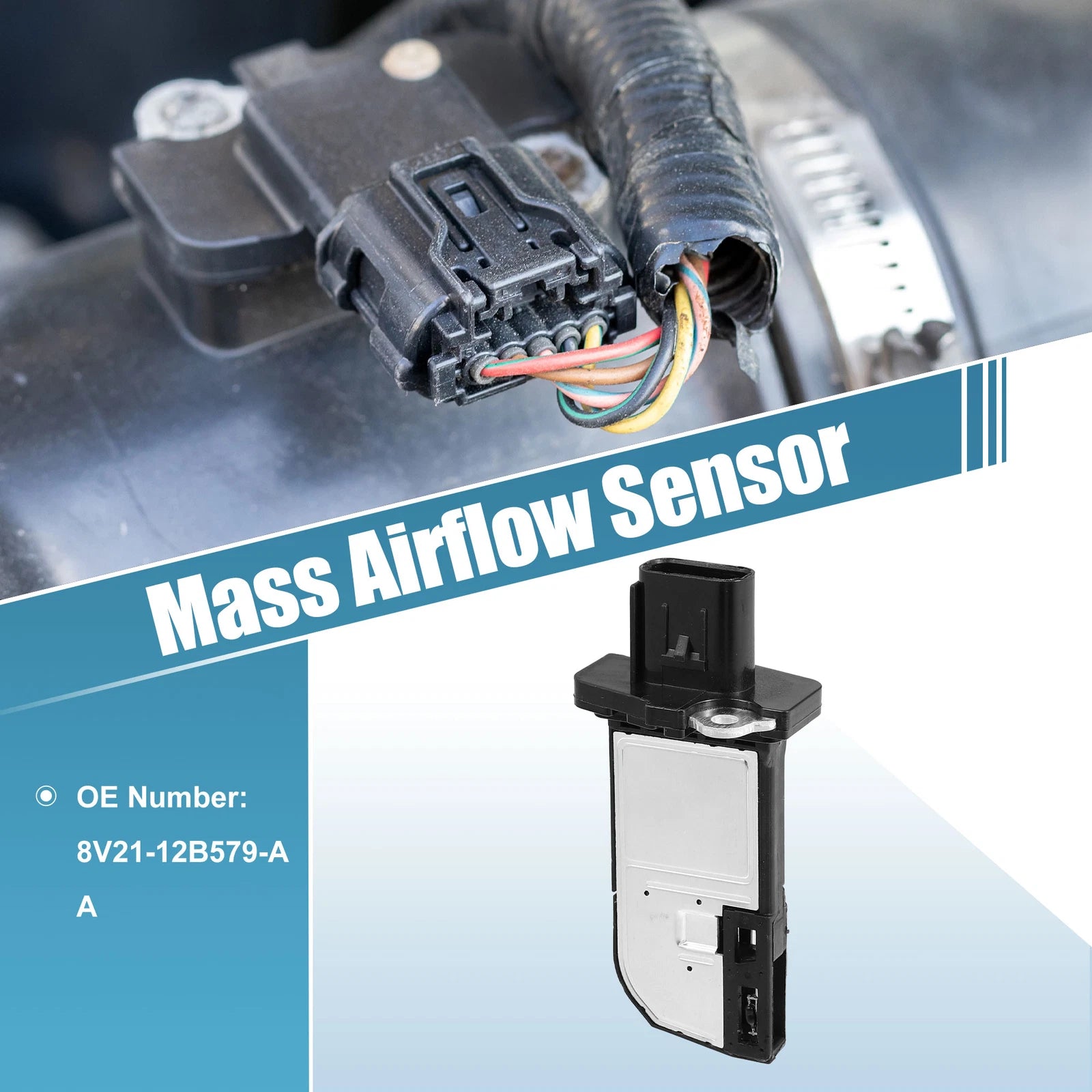 Mass Air Flow Sensor for Ford Fiesta ST180 Mk7 (2013–2017) Replacement