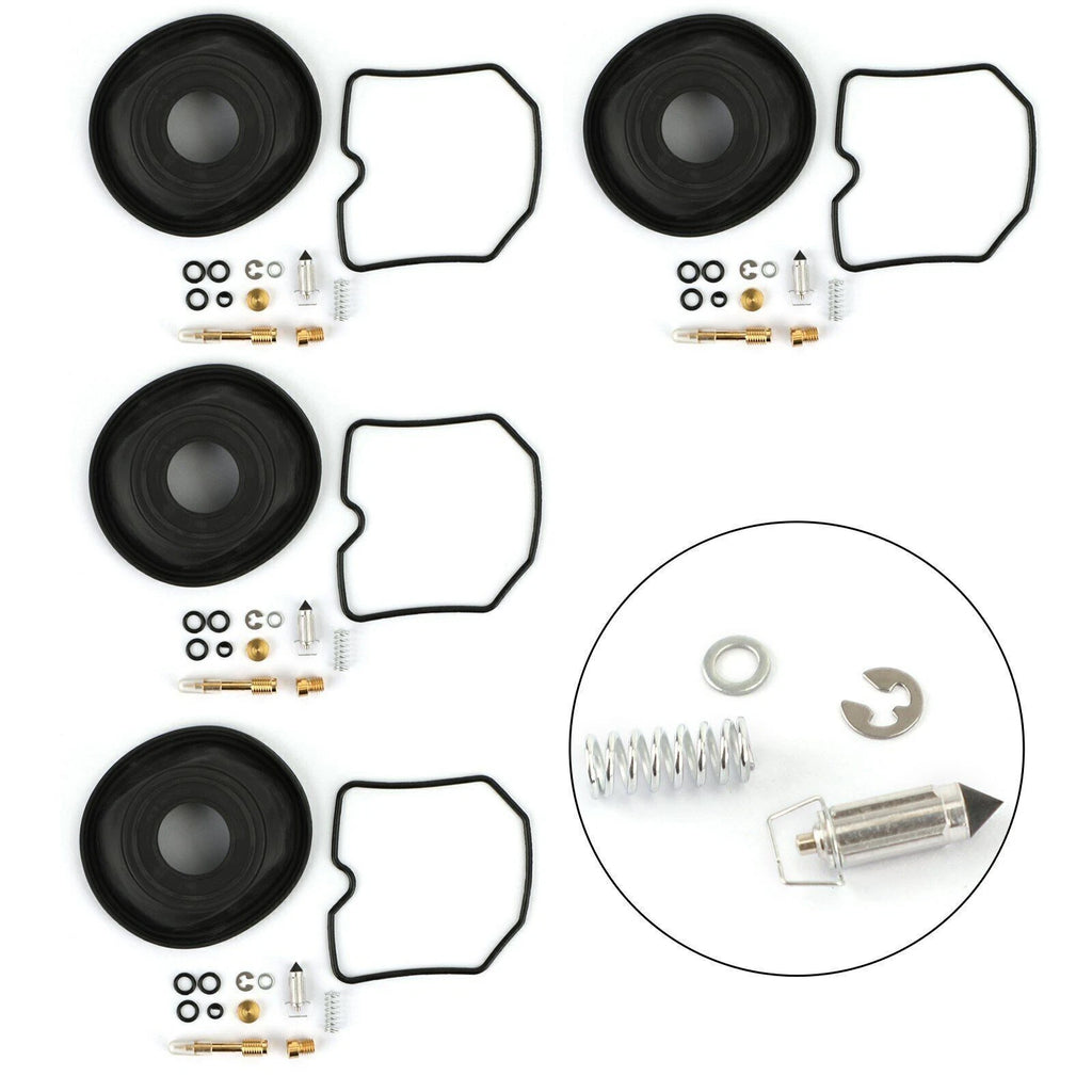 Set of 4 Carburetor Repair Rebuild Kits for Suzuki GSF600S Bandit (1996–2003) T9