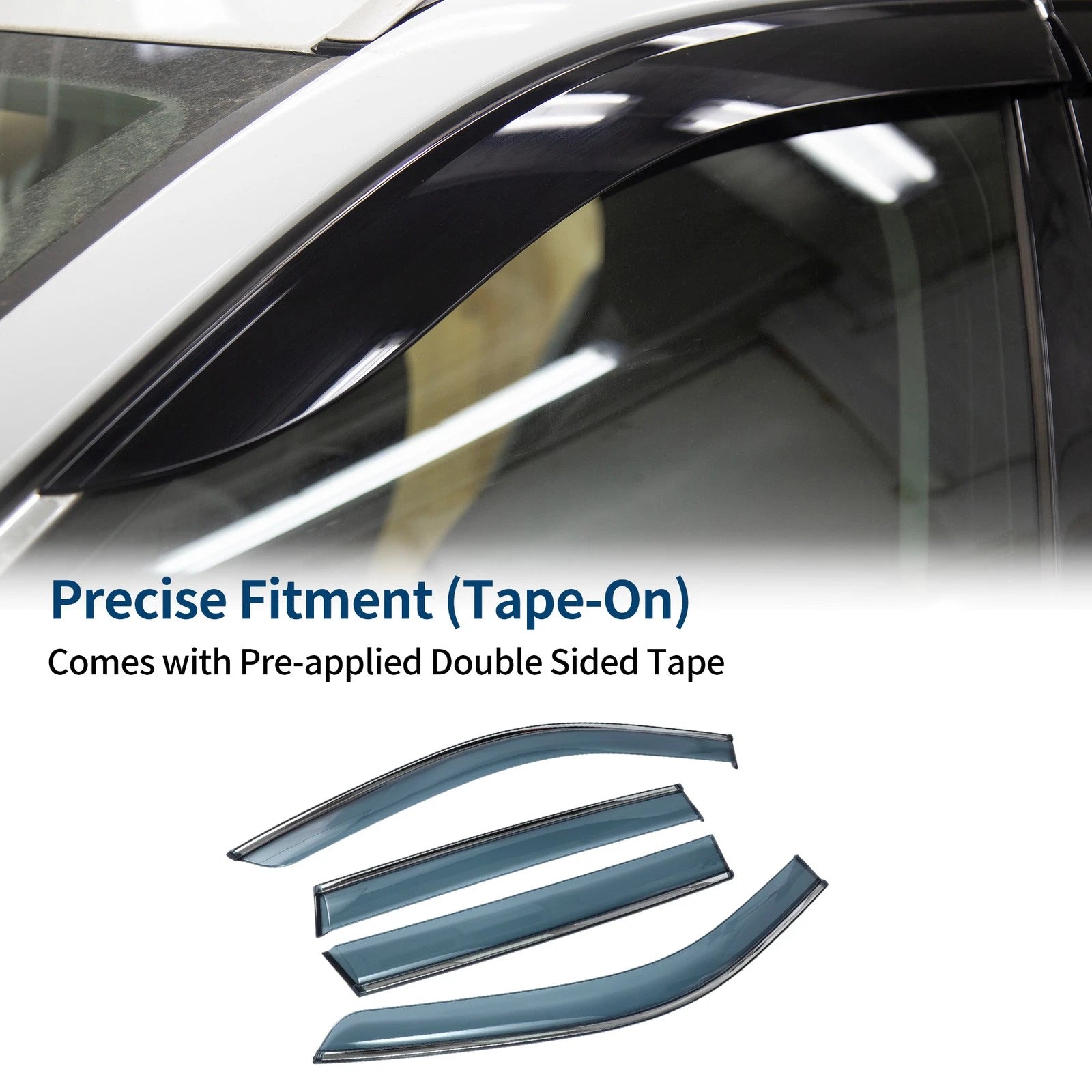 Car Window Deflectors Side Window Vent Visors 1 Set for Honda CR-V (2023–2024)