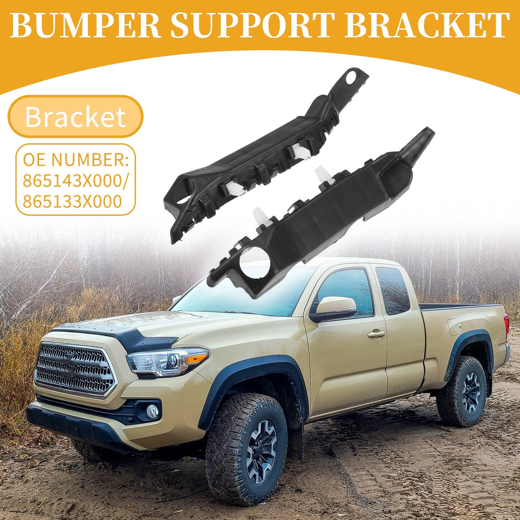 Front Bumper Support Bracket Left Right Set for Hyundai Elantra (2011–2016)