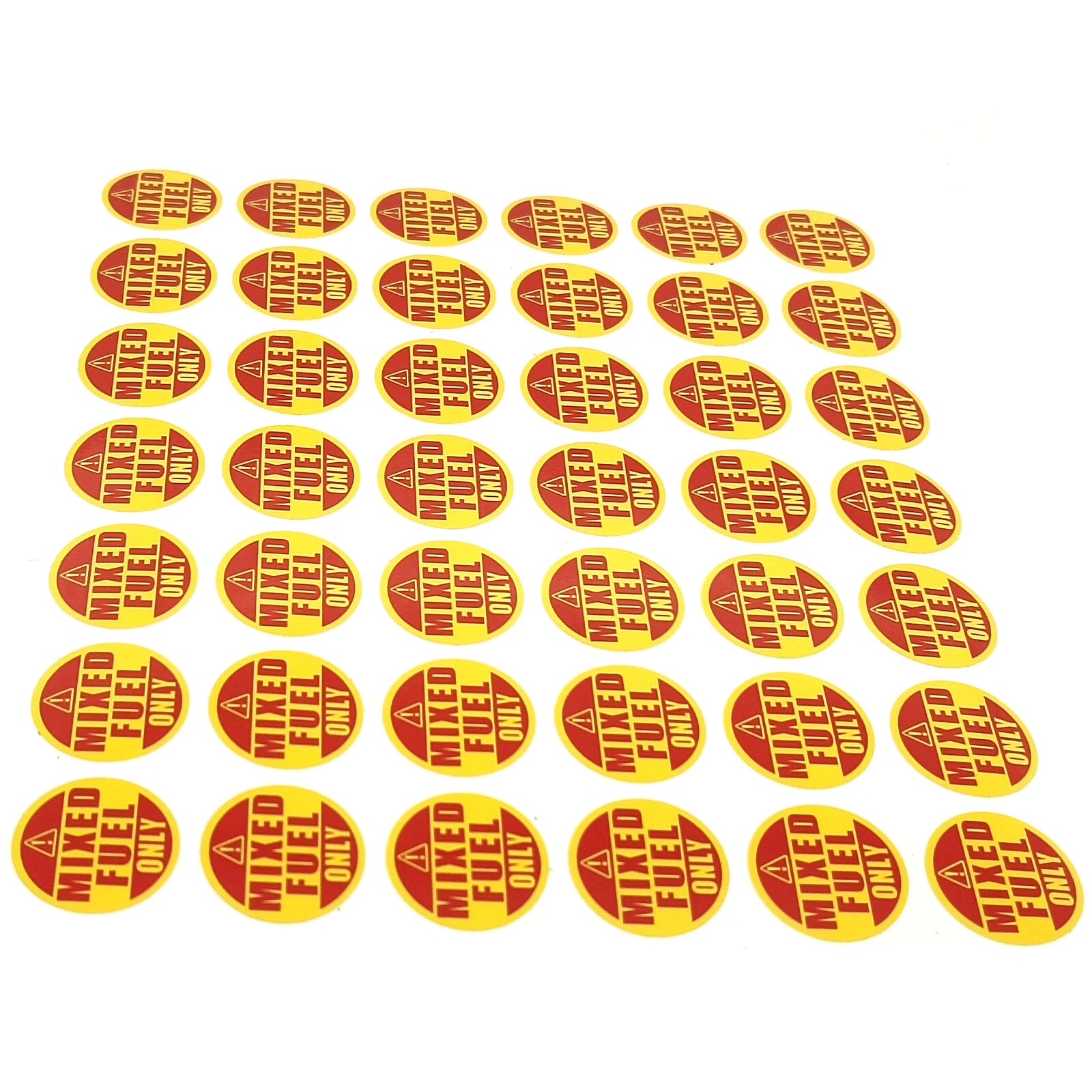 42x Vinyl Decals for Fuel Mix Ratio