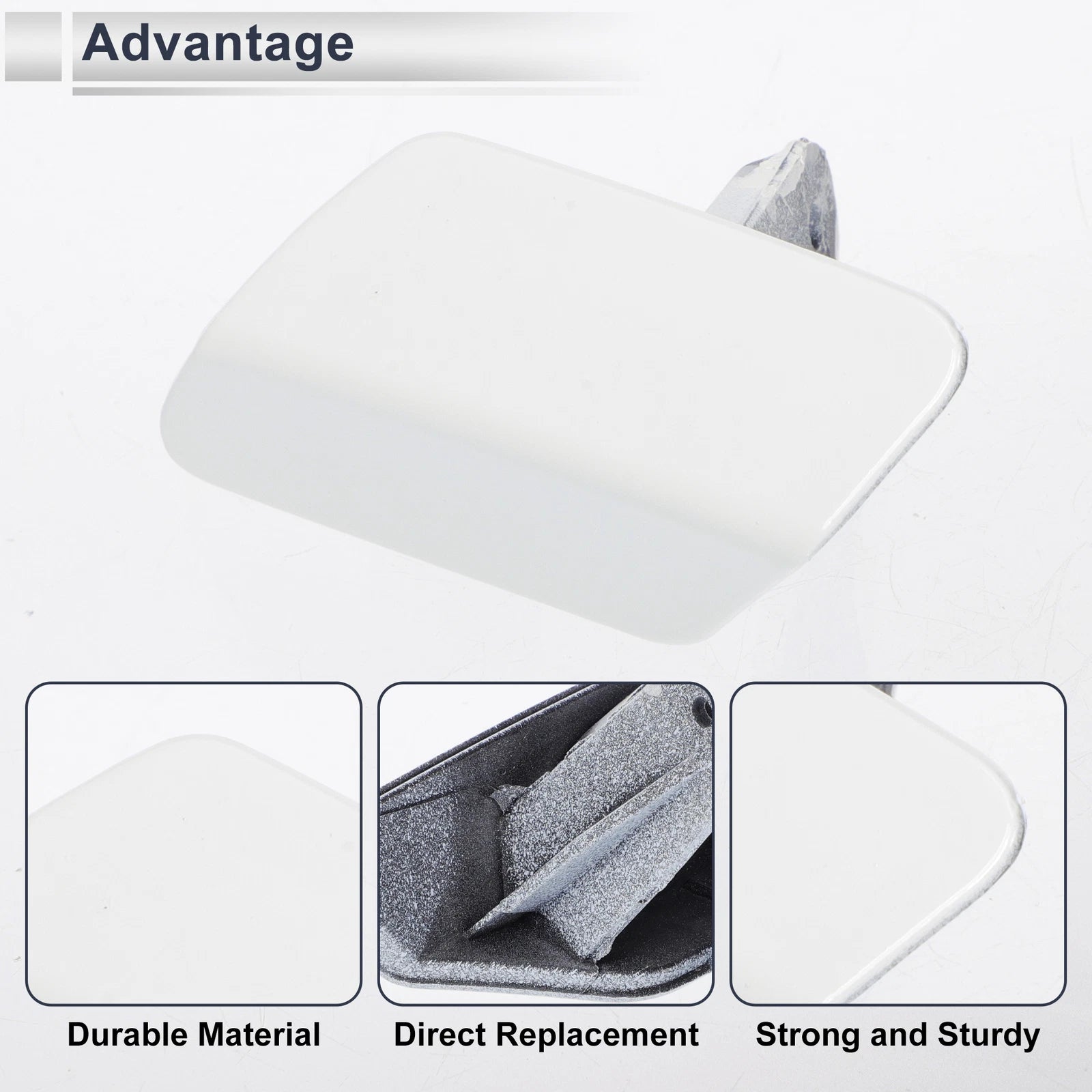 Front Left Bumper Headlight Washer Nozzle Cover Cap for BMW 320i (2012–2013)