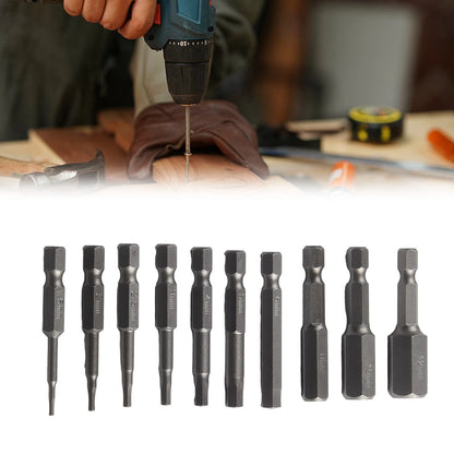 Magnetic Head Crew Driver Set of 10 (1.5-12mm) for Various Applications