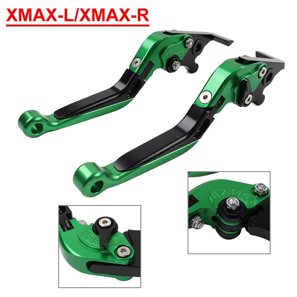 Folding Extendable Brake Clutch Levers for Yamaha XMAX 125/250/300/400 (2015–2022)