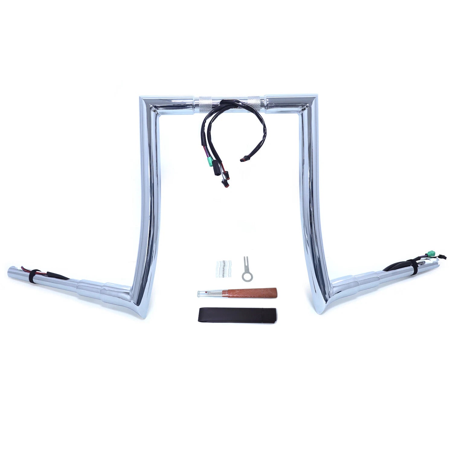 Chrome 16" Prewired Handlebar 1.5" 32mm for Harley Road Glide (2015)