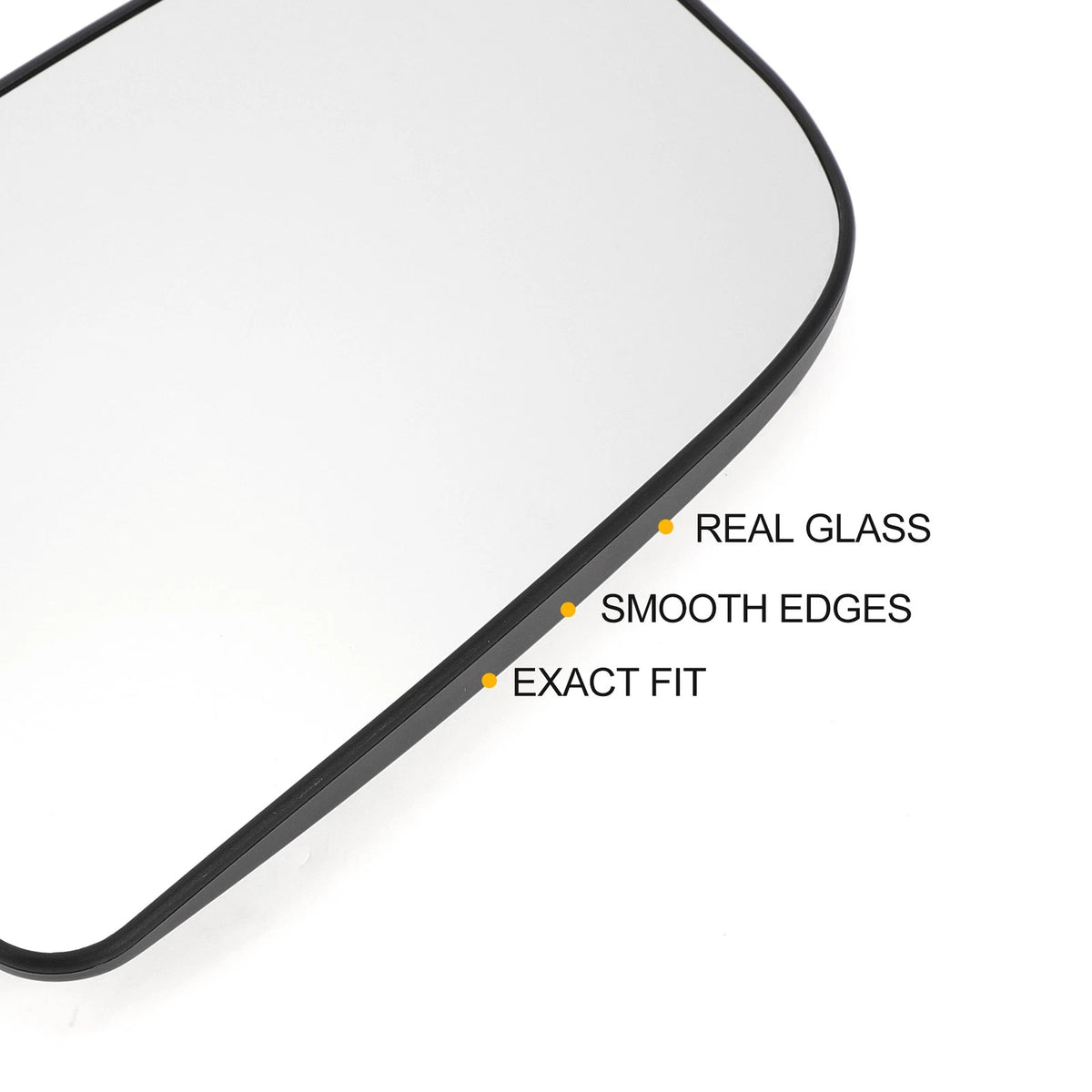 Right Upper White Mirror Glass for Mercedes Sprinter (Non-heated)
