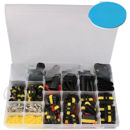 Auto Connector Kit HID Wiring Harness 24-grid Organizer Wire Splicing Set