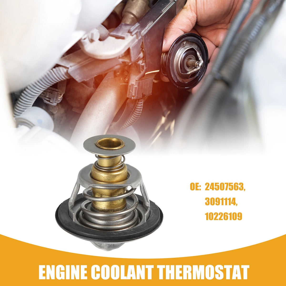 Engine Coolant Thermostat No. 24507563/30 for GMC Sierra 2500 (2001–2006)