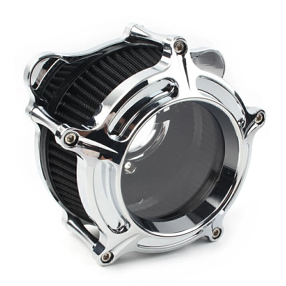 CNC Air Filter Intake Cleaner for Harley Touring Trike (2008–2016) Chrome