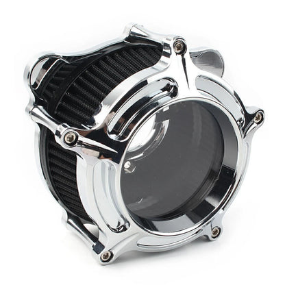 CNC Air Filter Intake Cleaner for Harley Touring Trike (2008–2016) Chrome