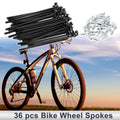 Bicycle Spokes Nipple Set 74mm Carbon Steel Universal for 12G (2000–2000)