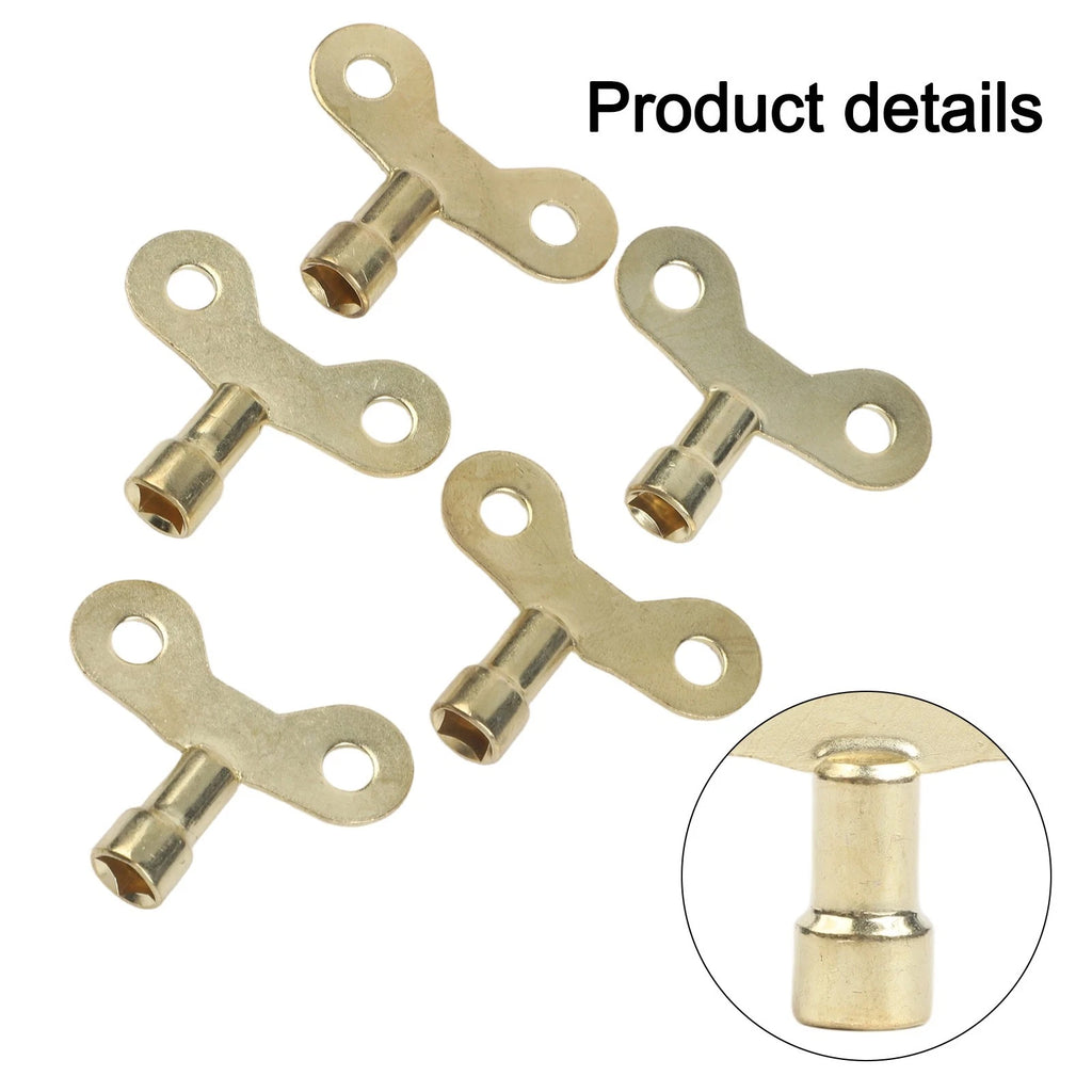 Radiator Bleed Keys for Various Heaters (Compact, Lightweight)