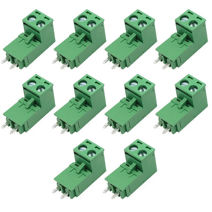 Set of 10 2 Pin Terminal Blocks for High Electrical Ratings