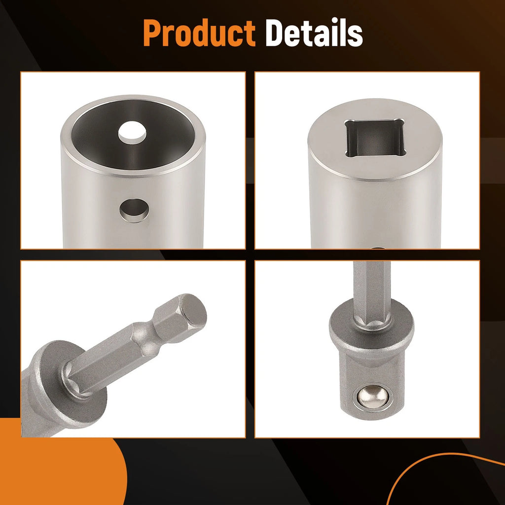 Electric Drill Adapter for Trailer Jack (1 In)