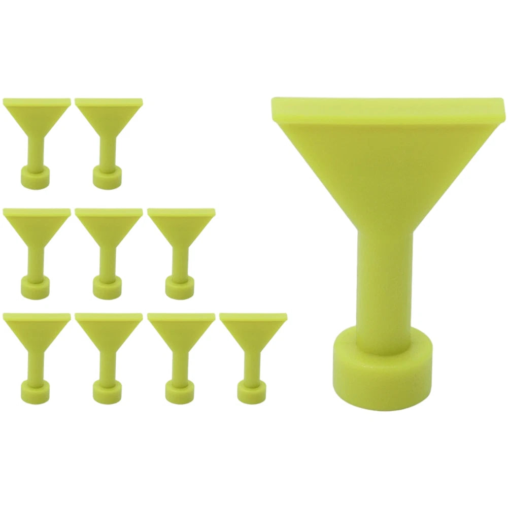 Professional Car Dent Repair Pulling Tabs 10pcs for Long Narrow Paintless Dents