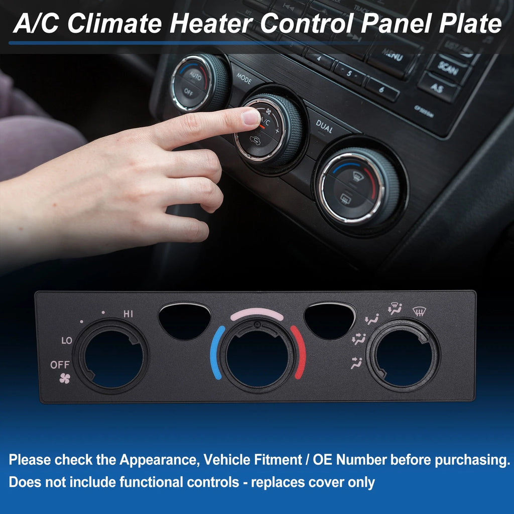A/C Climate Heater Control Panel Plate for Toyota 4Runner (OE 55519-35340)