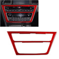 Central Console AC Switch Panel Cover Trim for Hyundai Sonata (2015–2019) Red RHD