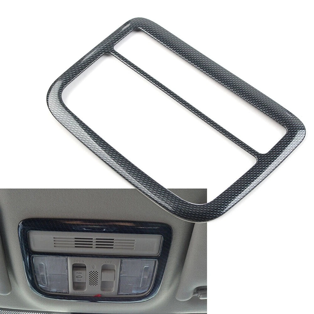 Front Reading Light Lamp Frame Cover Trim for Honda Civic (2016–2020) Carbon Fiber
