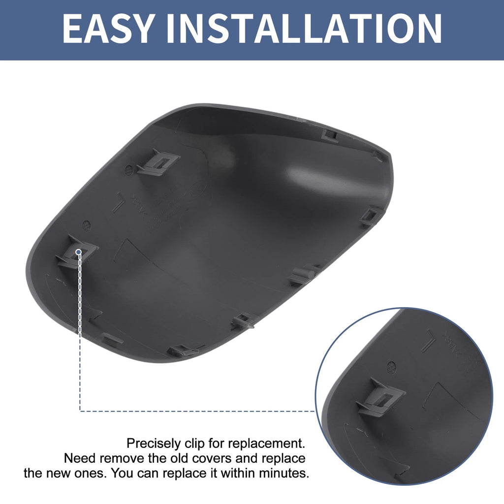 Left Passenger Side Mirror Cover Cap for Dacia Duster (2010–2023)